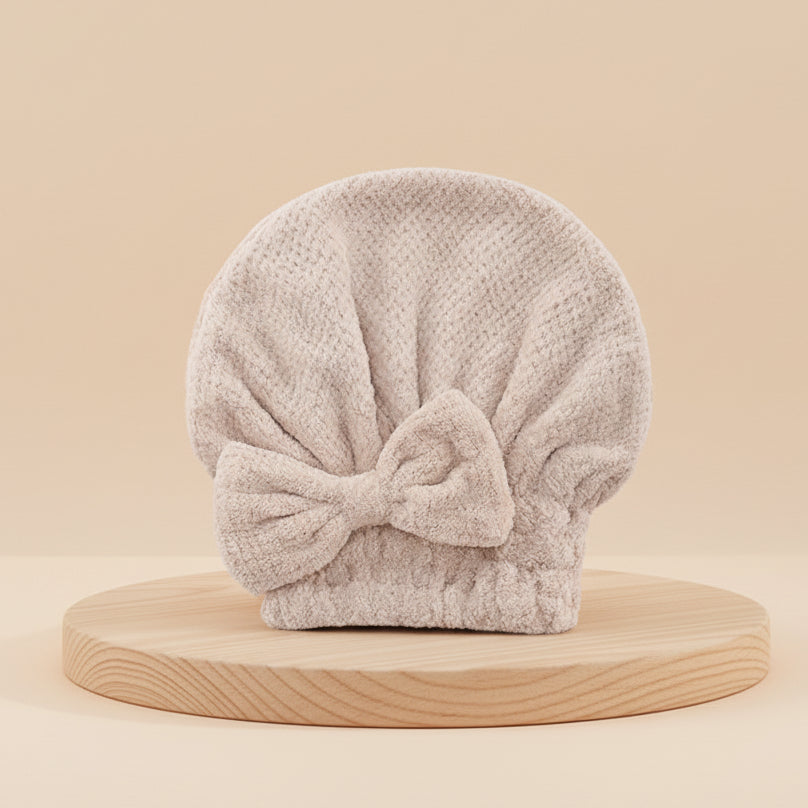 Bowknot Hair Towel Wrap