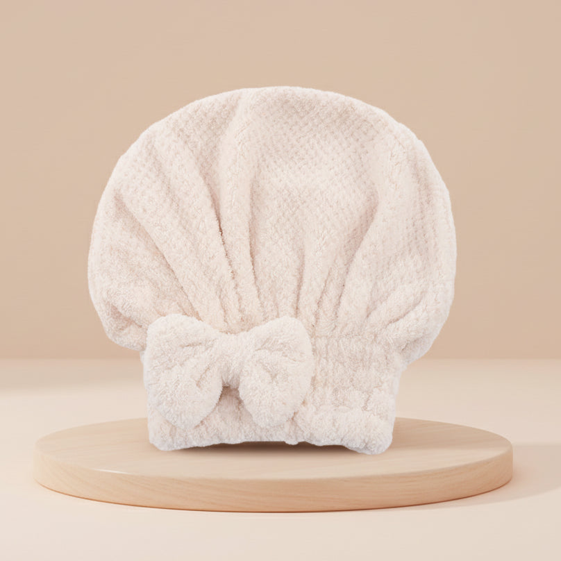 Bowknot Hair Towel Wrap