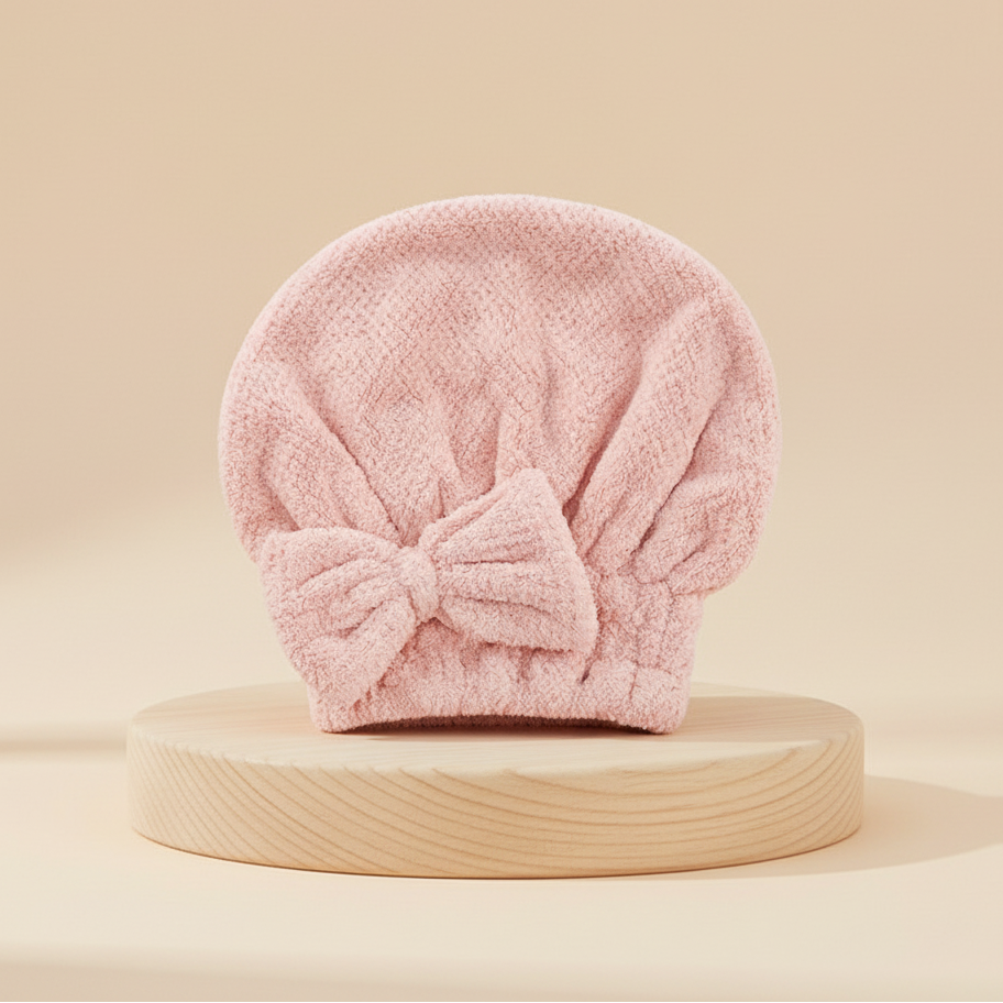 Bowknot Hair Towel Wrap